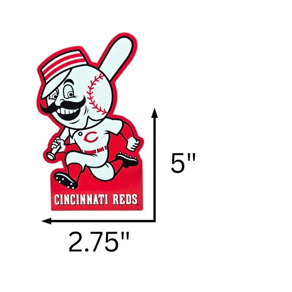 MLB Baseball Cincinnati Reds Mascot Mr. Redlegs Magnet - Picture 2 of 2